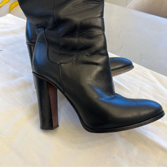 VINCE Dempsey Over the knee Boots with Block Heel, Black, 7.5 - Picture 5 of 13